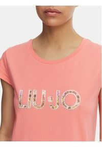 Liu Jo Beachwear Sukienka codzienna VA6212 JS003 Koralowy Regular Fit. Okazja: na co dzień. Kolor: pomarańczowy. Materiał: bawełna. Typ sukienki: proste. Styl: casual #4