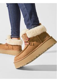 Ugg Śniegowce W Funkarra Cabin Cuff 1143954 Brązowy. Kolor: brązowy. Materiał: skóra #5