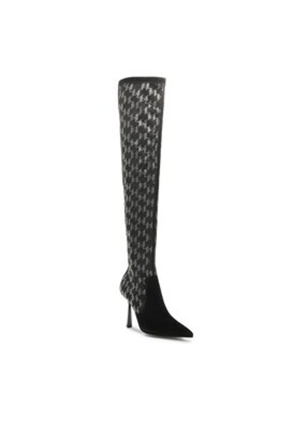 Karl Lagerfeld - KARL LAGERFELD Muszkieterki KL31386 Czarny. Kolor: czarny. Materiał: materiał