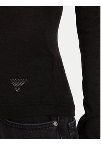 Guess Golf W4BP14 KCGM2 Czarny Slim Fit. Typ kołnierza: golf. Kolor: czarny. Materiał: syntetyk #4