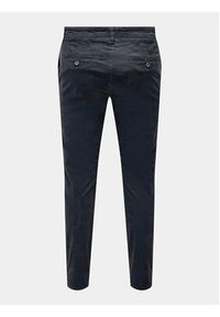 Only & Sons Chinosy Mark Luca 22028144 Granatowy Slim Fit. Kolor: niebieski. Materiał: bawełna #4