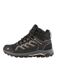 ALPINE PRO - Buty turystyczne za kostkę Alpine Pro Wuteve. Wysokość cholewki: za kostkę. Kolor: szary. Materiał: skóra. Szerokość cholewki: normalna