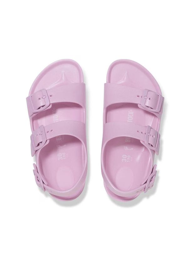 Buty do chodzenia dla dzieci Birkenstock Milano Eva. Kolor: różowy. Materiał: syntetyk, materiał