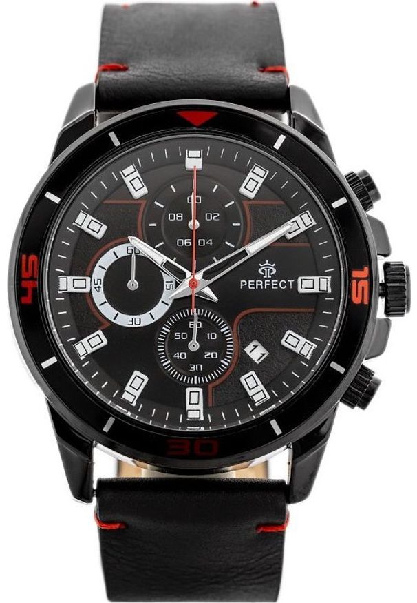 Zegarek Perfect ZEGAREK MĘSKI PERFECT CH02L - CHRONOGRAF (zp351d)