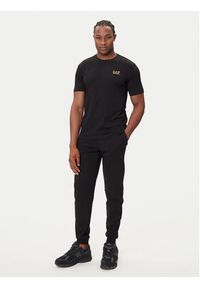EA7 Emporio Armani T-Shirt 7M000567 AF10375 MC004 Czarny Regular Fit. Kolor: czarny. Materiał: bawełna