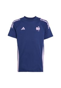Adidas - Koszulka France Cotton Kids. Kolor: niebieski. Sport: piłka nożna #1