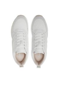 Calvin Klein Sneakersy Runner Lace Up Saff Mono HW0HW02102 Biały. Kolor: biały. Materiał: skóra #3