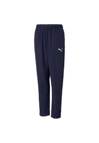 Puma Spodnie Teamrise Sideline Jr 65732906. Kolor: niebieski. Sport: piłka nożna #1