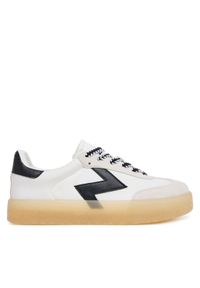 Aldo Sneakersy Retrostep 14002050 Biały. Kolor: biały. Materiał: skóra, zamsz