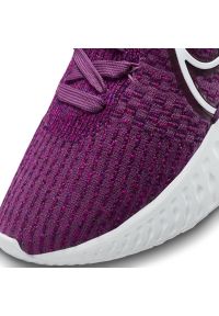 Buty Nike React Infinity Run Flyknit 3 W DD3024-500 fioletowe. Kolor: fioletowy. Materiał: syntetyk. Szerokość cholewki: normalna. Sport: bieganie