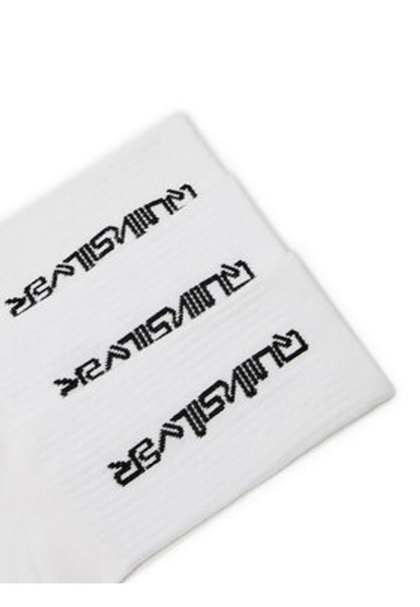 Quiksilver Skarpety długie AS_QUIKSILVER_100W_SS25 (3-PACK) Biały. Kolor: biały. Materiał: bawełna