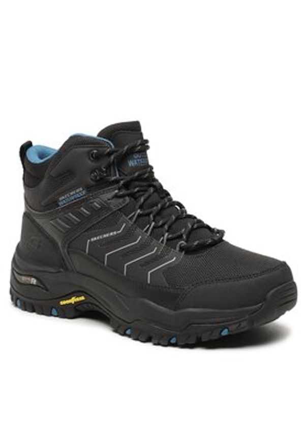 skechers - Skechers Trapery Arch Fit Dawson Raveno 204634/BLK Czarny. Kolor: czarny. Materiał: materiał