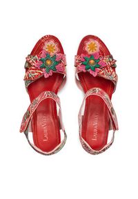 Laura Vita Sandały Framboiseo 33 Czerwony. Kolor: czerwony. Materiał: skóra #5