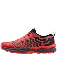 Buty trailowe Mizuno Wave Daichi 8. Kolor: czarny, szary, czerwony, wielokolorowy. Model: Mizuno Wave. Sport: bieganie