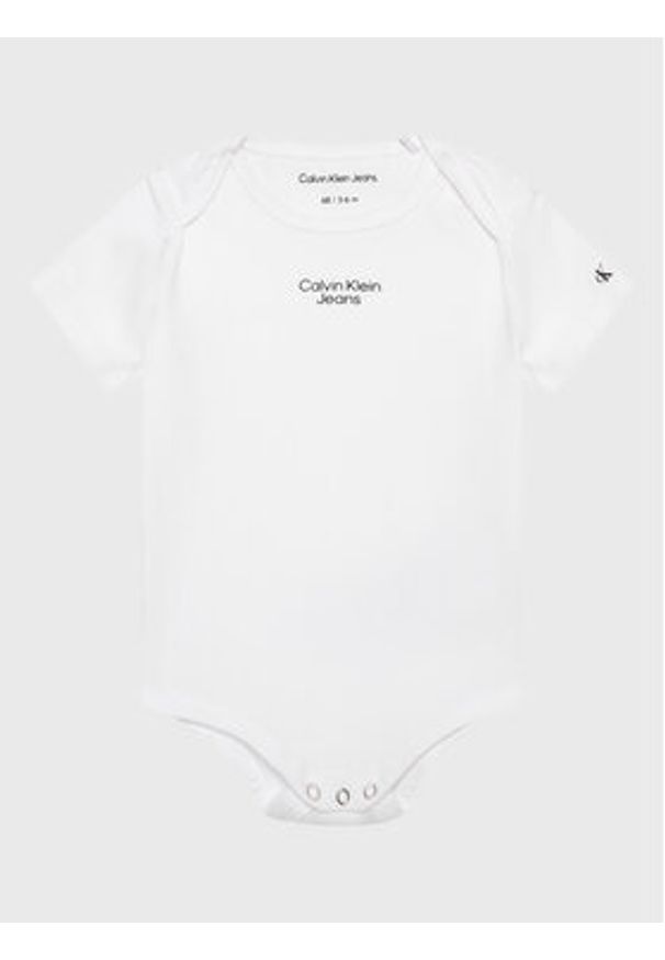 Calvin Klein Jeans Komplet 2 par body dziecięcych IN0IN00015 Kolorowy Regular Fit. Materiał: bawełna. Wzór: kolorowy