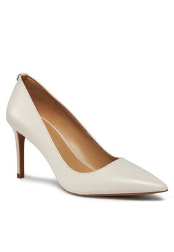 MICHAEL Michael Kors Szpilki Alina Flex Pump 40F2HNMP2L Écru. Kolor: kremowy. Materiał: skóra. Obcas: na szpilce