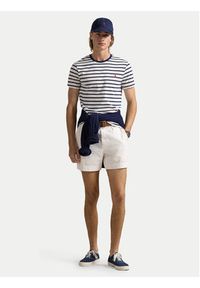 Polo Ralph Lauren T-Shirt 710938134004 Biały Slim Fit. Typ kołnierza: polo. Kolor: biały. Materiał: bawełna #5
