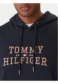 TOMMY HILFIGER - Tommy Hilfiger Bluza Icon Intechno MW0MW42528 Granatowy Regular Fit. Kolor: niebieski. Materiał: bawełna #8