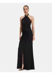 ACCESS FASHION Sukienka wieczorowa 63-3336-326 Czarny Regular Fit. Kolor: czarny. Materiał: syntetyk. Styl: wizytowy #1