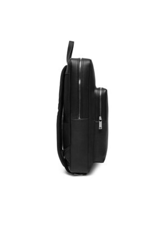 Calvin Klein Plecak Micro Pebble Slim Sq Bp 42 LV04D3005G Czarny. Kolor: czarny. Materiał: skóra