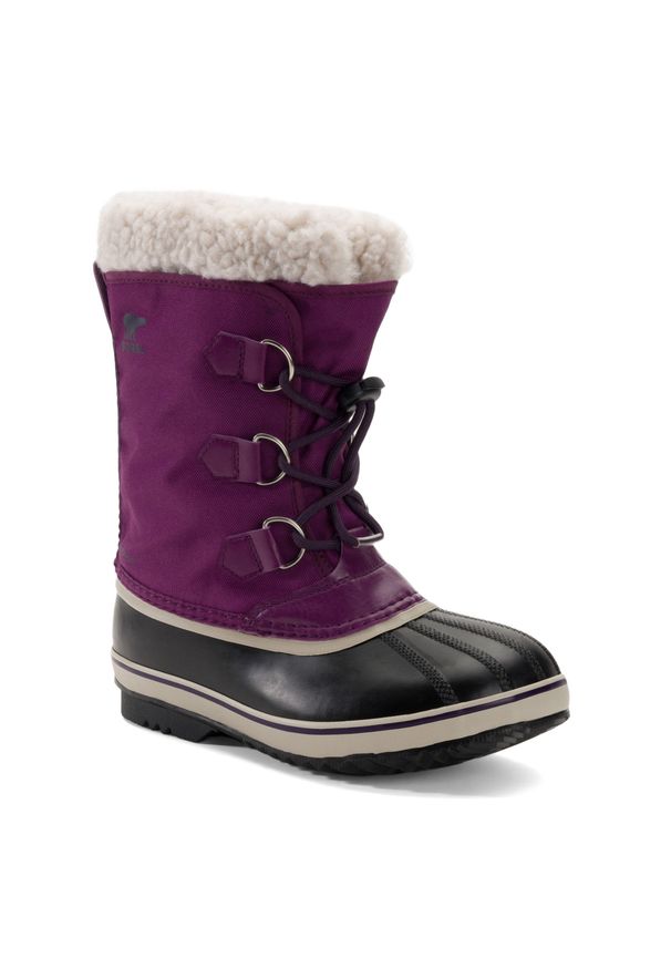 sorel - Śniegowce juniorskie Sorel Yoot Pac Nylon Wp. Kolor: fioletowy. Materiał: nylon. Sezon: zima