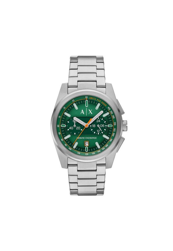 Zegarek Armani Exchange. Kolor: srebrny