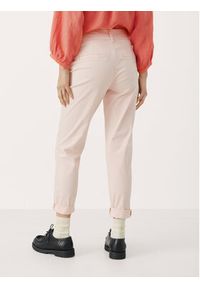 Part Two Spodnie materiałowe Soffys 30305570 Różowy Regular Fit. Kolor: różowy. Materiał: bawełna #4