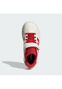 Adidas - Buty Grand Court 2.0 Kids. Zapięcie: pasek. Kolor: czarny, czerwony, biały, wielokolorowy