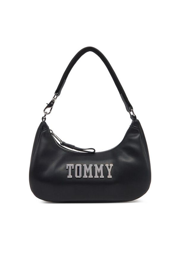 Tommy Jeans Torebka Tjw Everywhere Shoulder Bag AW0AW17364 Czarny. Kolor: czarny. Materiał: skórzane