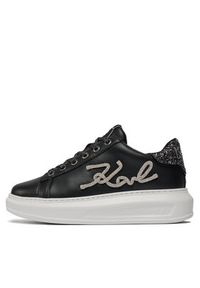 Karl Lagerfeld - KARL LAGERFELD Sneakersy KL62510G Czarny. Kolor: czarny. Materiał: skóra #3