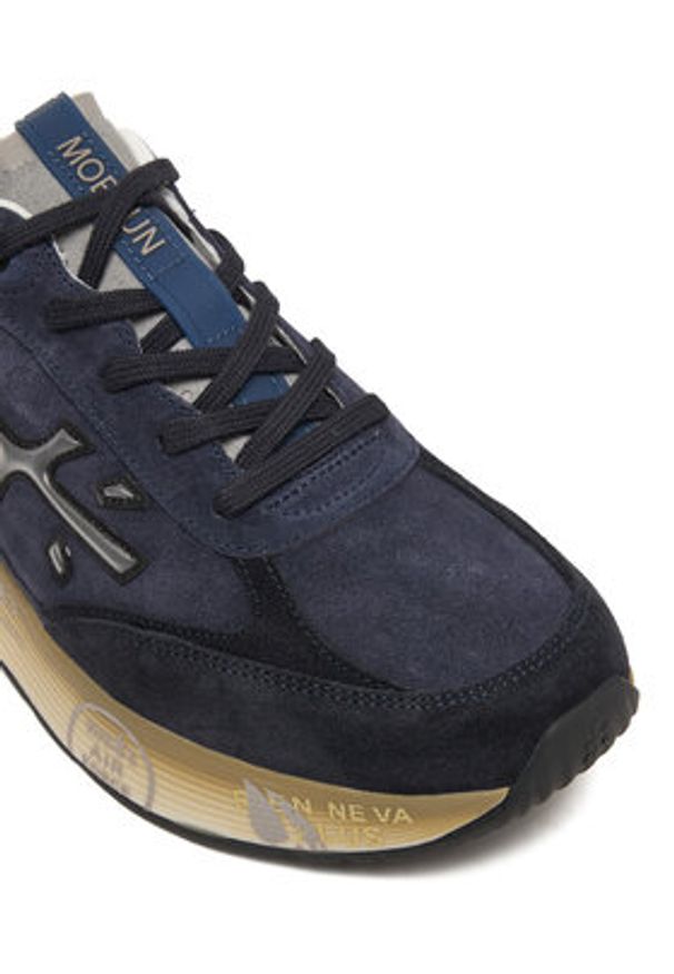 Premiata Sneakersy Moerun Var 7776 Granatowy. Kolor: niebieski. Materiał: skóra