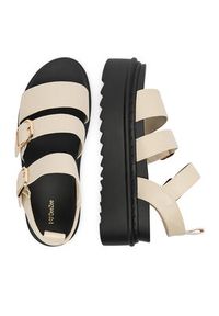 DeeZee Sandały CEO-HY632-1 Écru. Kolor: kremowy. Materiał: materiał #4