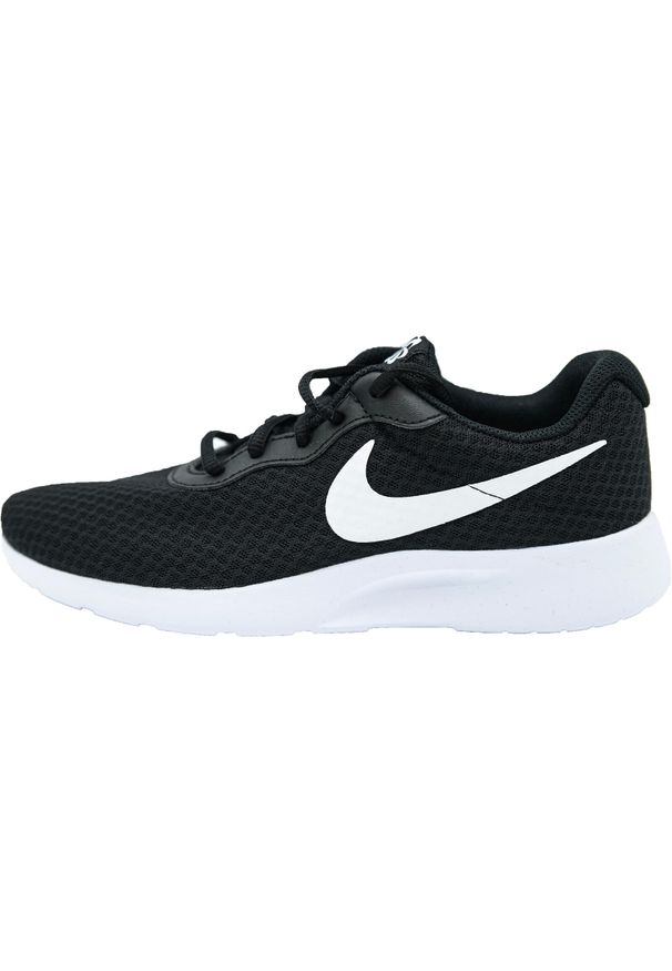 Buty do chodzenia męskie Nike Tanjun. Zapięcie: sznurówki. Kolor: czarny, biały, wielokolorowy. Materiał: syntetyk, tkanina, materiał. Szerokość cholewki: normalna. Model: Nike Tanjun. Sport: turystyka piesza