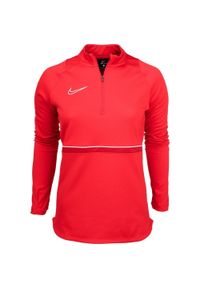 Bluza sportowa damska Nike Dri-Fit Academy. Kolor: czerwony. Technologia: Dri-Fit (Nike)