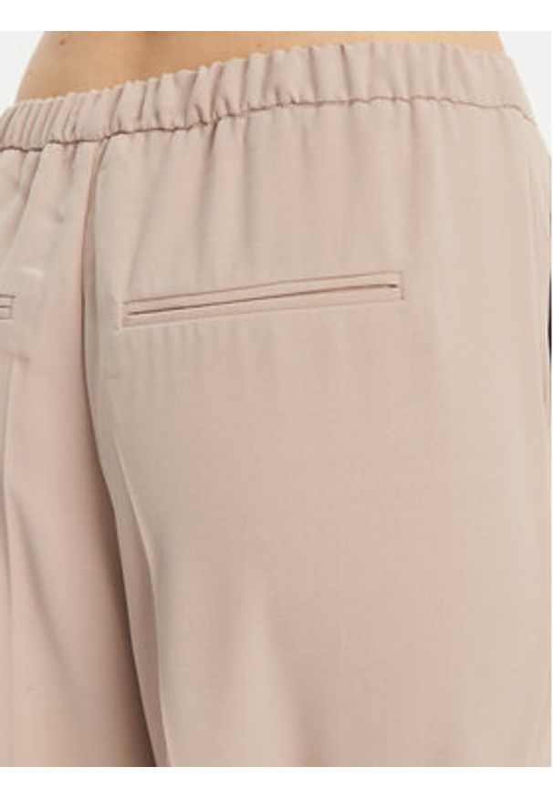 only - ONLY Spodnie materiałowe Leila 15338347 Beżowy Wide Leg. Kolor: beżowy. Materiał: syntetyk