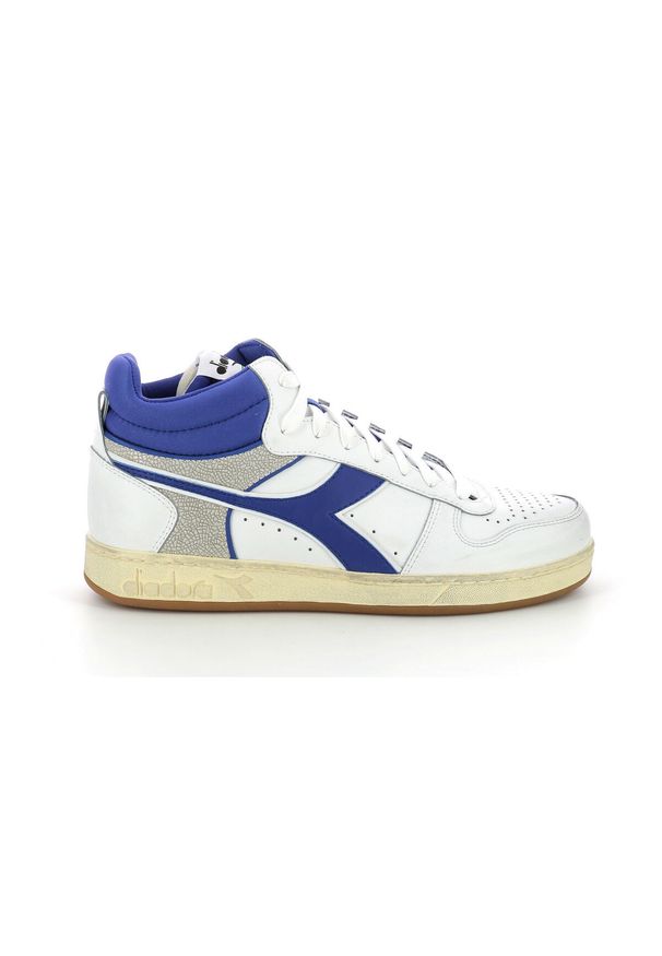 Diadora - Trampki męskie DIADORA MAGIC BASKET DEMI CUT ICONA. Kolor: biały, niebieski, wielokolorowy