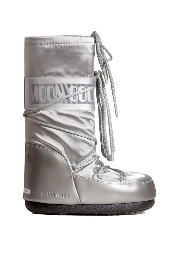 Moon Boot - Śniegowce MOON BOOT GLANCE. Materiał: nylon, satyna, kauczuk, materiał, syntetyk. Szerokość cholewki: normalna. Styl: glamour