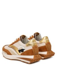 Karl Lagerfeld - KARL LAGERFELD Sneakersy Zone KL62930N Brązowy. Kolor: brązowy. Materiał: skóra, zamsz #2