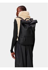 Rains Plecak Rolltop Rucksack W3 13320 Czarny. Kolor: czarny. Materiał: materiał #3