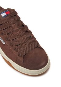 Tommy Jeans Sneakersy Skater EM0EM01503 Brązowy. Kolor: brązowy. Materiał: skóra, zamsz #6