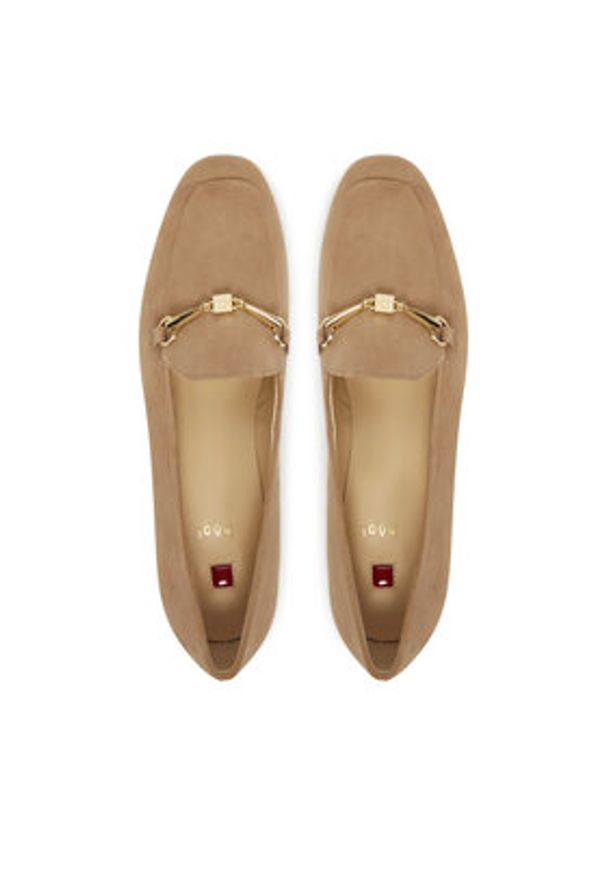 HÖGL Loafersy Close 0-171762 Beżowy. Kolor: beżowy. Materiał: zamsz, skóra