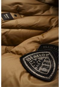 Blauer USA - BLAUER Brązowa kurtka damska Alicia Short Jackets, Rozmiar M. Kolor: brązowy. Materiał: poliamid, puch, futro. Styl: elegancki #4