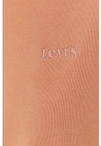 Levi's® - Levi's Bluza bawełniana A0886.0006 damska kolor pomarańczowy gładka. Okazja: na spotkanie biznesowe. Kolor: pomarańczowy. Materiał: bawełna. Długość rękawa: długi rękaw. Długość: długie. Wzór: gładki. Styl: biznesowy #2