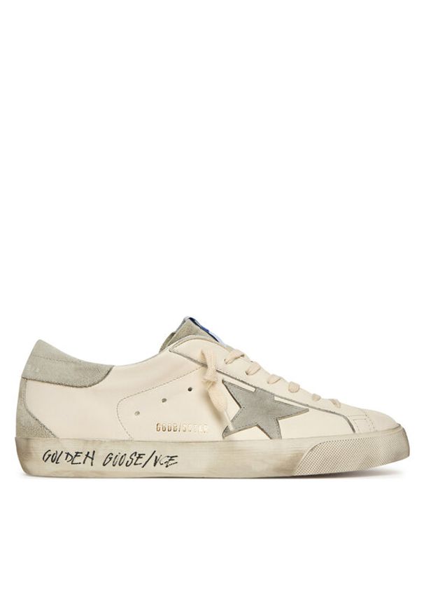 GOLDEN GOOSE Sneakersy Super-Star Classic With Spur GMF00102.F005359.11166 Biały. Kolor: biały. Materiał: skóra