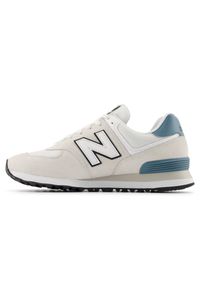 Buty unisex New Balance U57452Z – beżowe. Kolor: beżowy. Materiał: guma, zamsz, syntetyk, materiał. Szerokość cholewki: normalna. Model: New Balance 574 #6