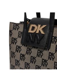 DKNY Torebka Faye Sm Satchel R42D5E40 Czarny. Kolor: czarny. Materiał: skórzane