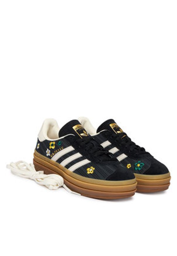 Adidas - adidas Sneakersy Gazelle Bold IH1922 Czarny. Kolor: czarny. Materiał: materiał. Model: Adidas Gazelle