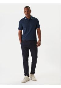 BOSS Polo Passertip 50507699 Granatowy Slim Fit. Typ kołnierza: polo. Kolor: niebieski. Materiał: bawełna #5
