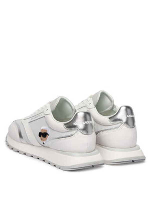 Karl Lagerfeld - KARL LAGERFELD Sneakersy Kairo KL61130N Biały. Kolor: biały. Materiał: skóra