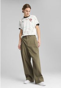 Puma - Męska koszulka wyjazdowa Portugalia 2025 PUMA White Black. Kolor: biały, wielokolorowy, czarny
